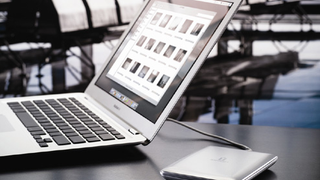Iomega eGo Helium Portable Drive Matches Your MacBook Air